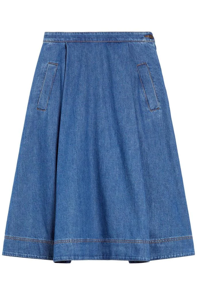 Weekend Max Mara Cotton denim skirt 1