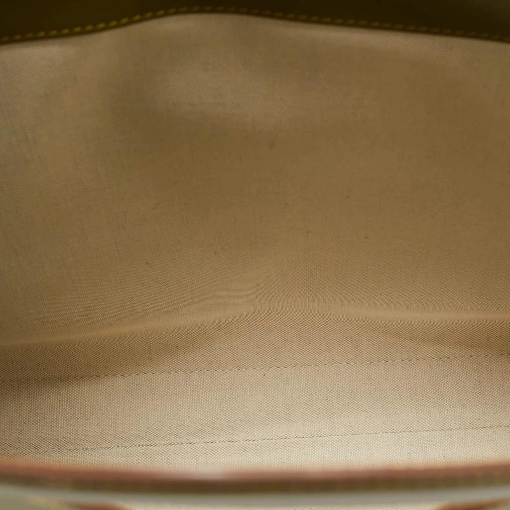 Burberry Burberry Juniper Green/Blue Leather Medium Pocket Tote 7