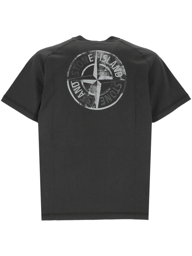 Stone Island Stone Island Compass Printed Crewneck T-Shirt