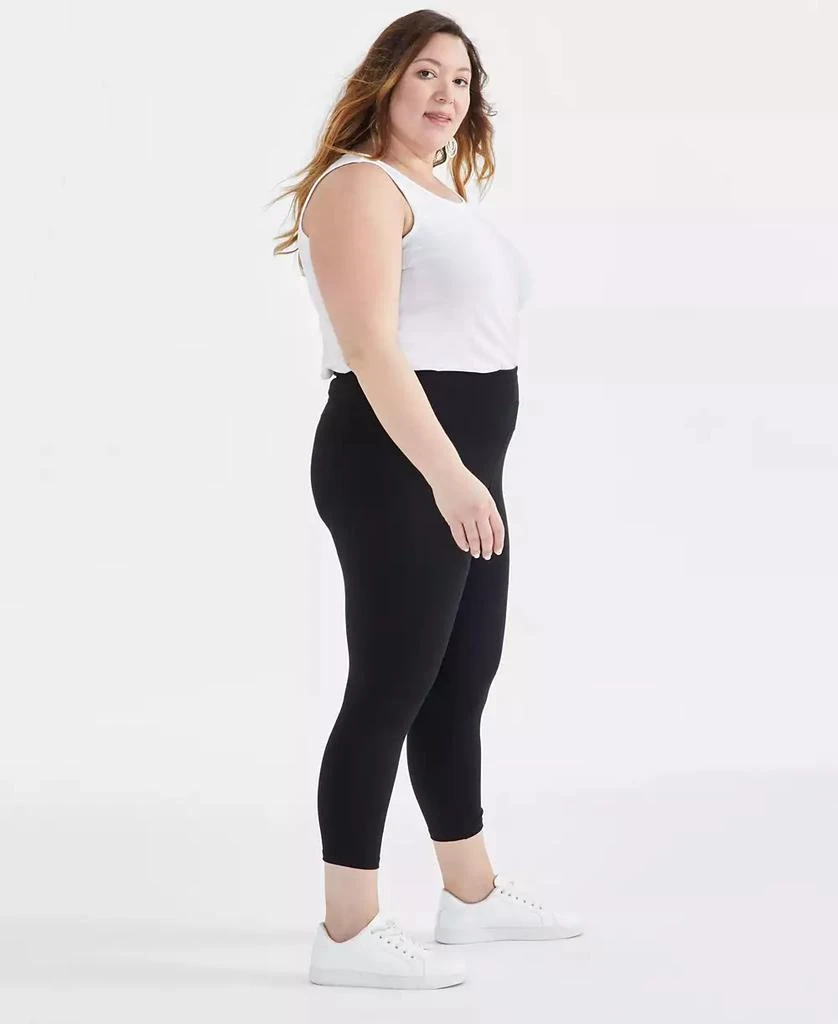 Style & Co Plus Size High-Rise Cropped Leggings, Created for Macy's 2