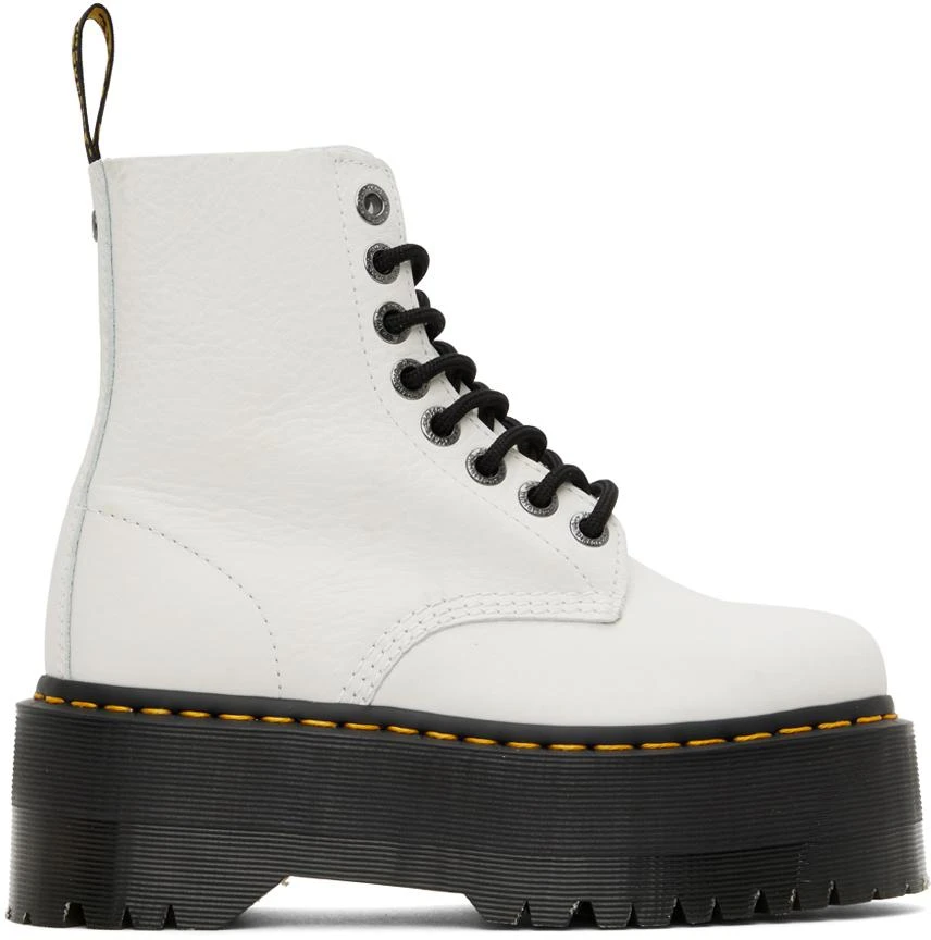 Dr. Martens White 1460 Pascal Max Boots 1