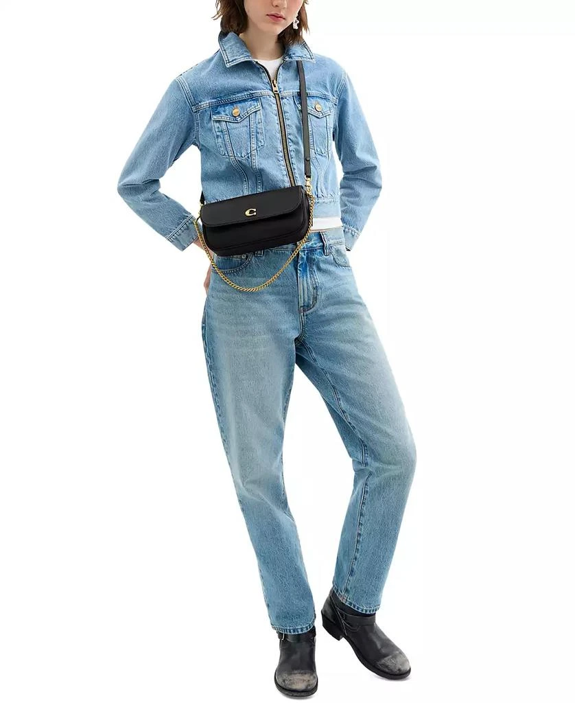 Coach Brook Small Leather Flap Chain Bag 2