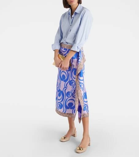 Gianvito Rossi Sphera 45 leather slingback pumps 2