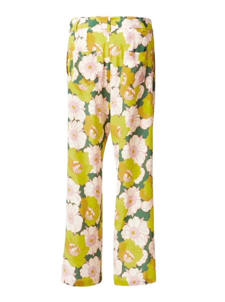Alix of Bohemia Colette Citrus Blossom Silk Pant In Green Citrus 4