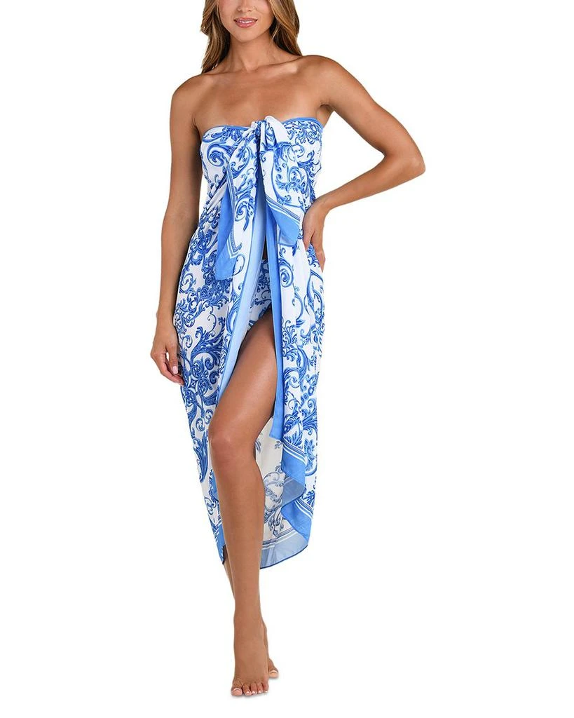 L'Agence Maribel Baroque Pareo Swim Cover-Up 5