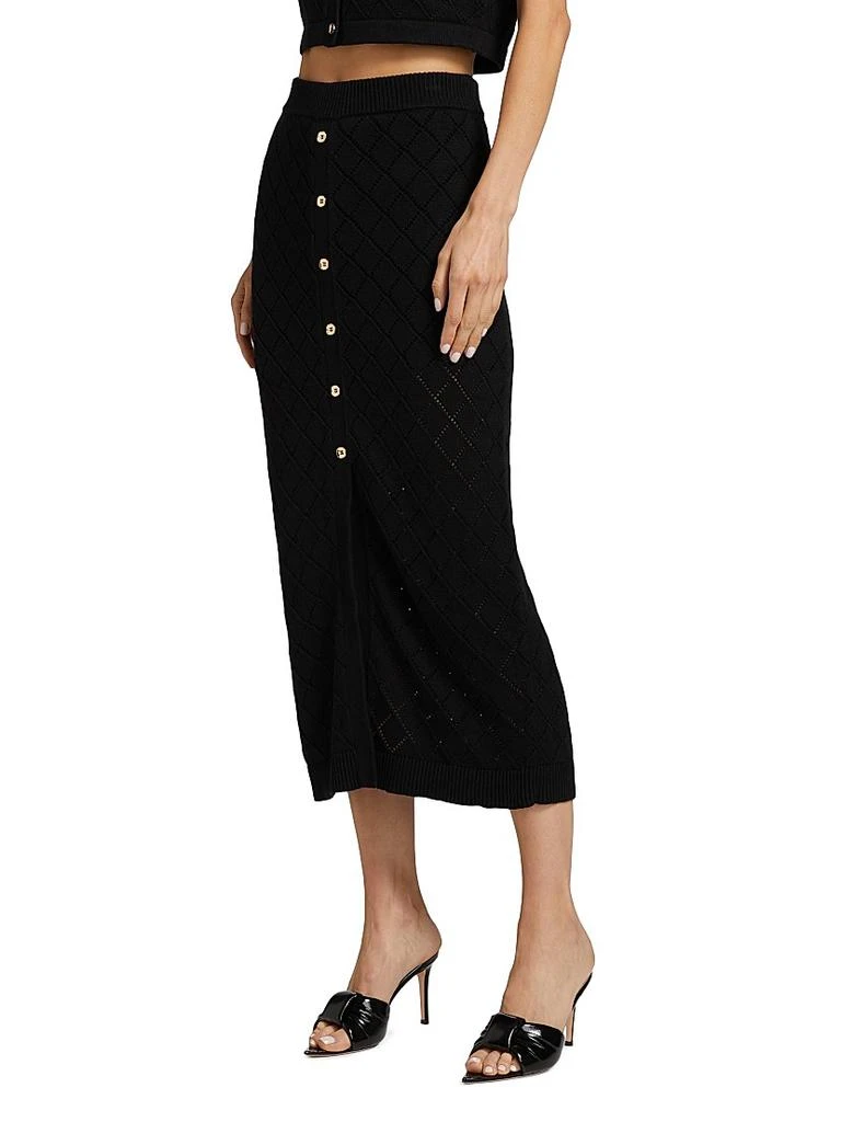 Hevron Mia Pointelle Midi-Skirt 4