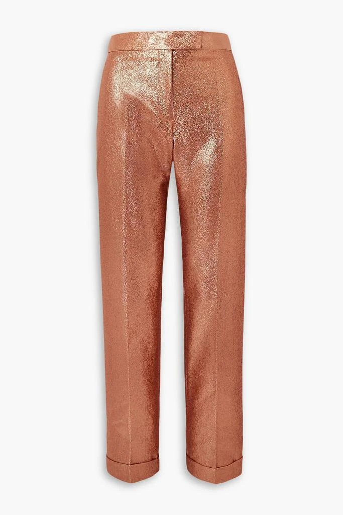 Tom Ford Glittered sablé straight-leg pants 1
