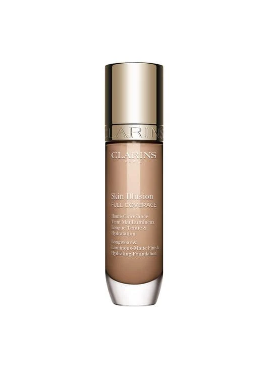 Clarins Skin Illusion Full Coverage - High Coverage Matte Radiant Long-Lasting  Hydrating Foundation 1