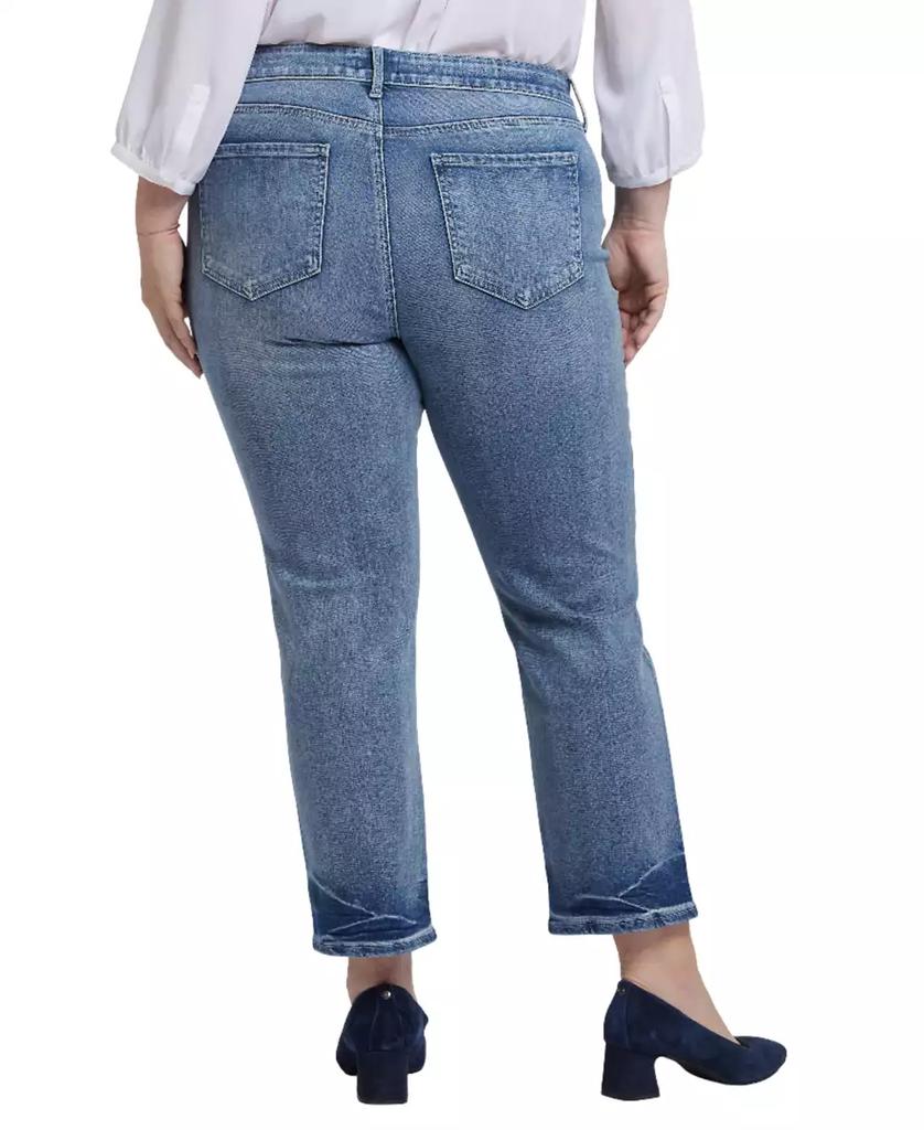 NYDJ Plus Size Marilyn Ankle Straight Pull On Jeans