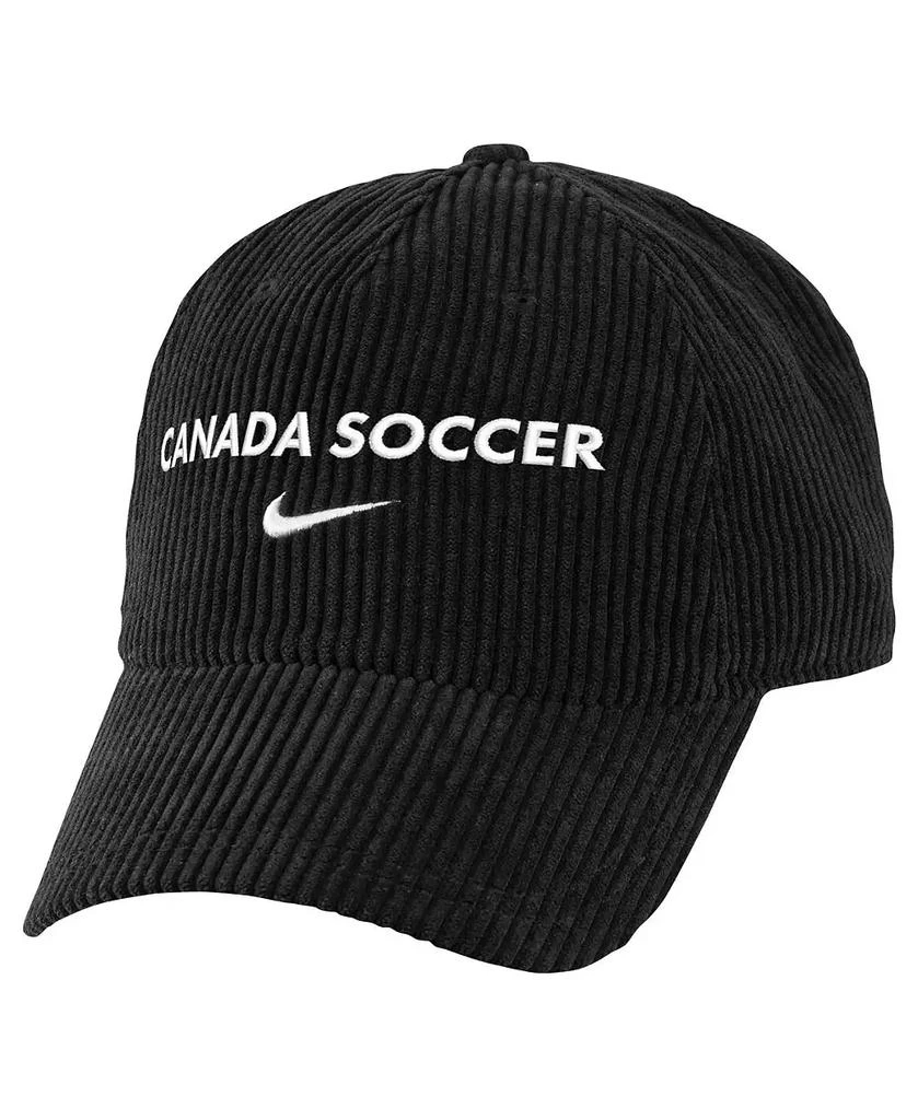 NIKE Men's Black Canada Soccer Corduroy Club Flex Hat 1