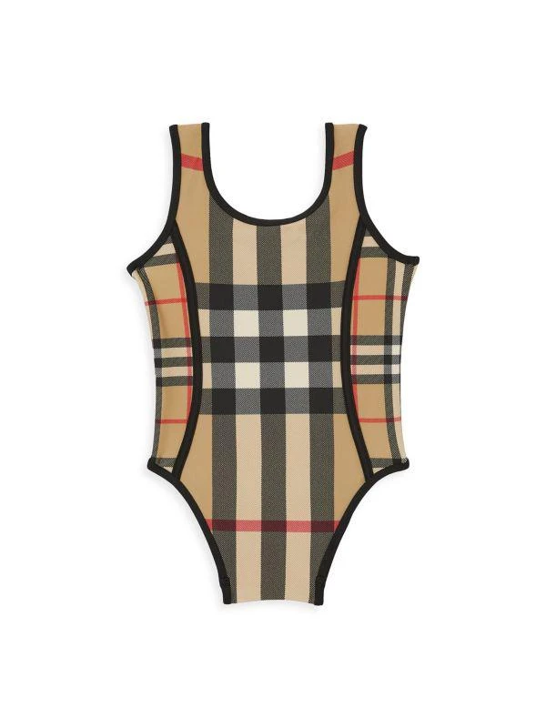 Burberry Baby Girl's Nigella Archive Check Print Swimsuit 1