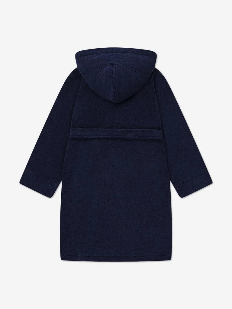 Ralph Lauren Ralph Lauren Boys Hooded Plush Terry Bathrobe in Navy 2