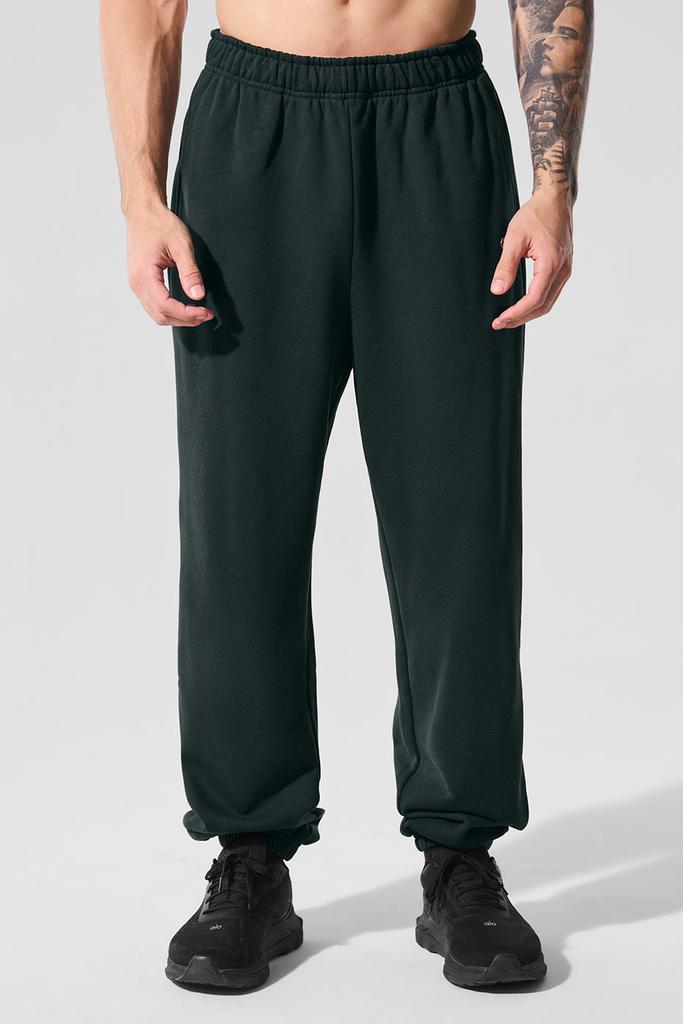 Alo Accolade Sweatpant - Charcoal Green