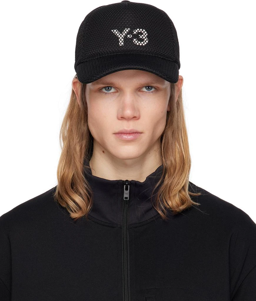 Y-3 Black Trucker Cap 1
