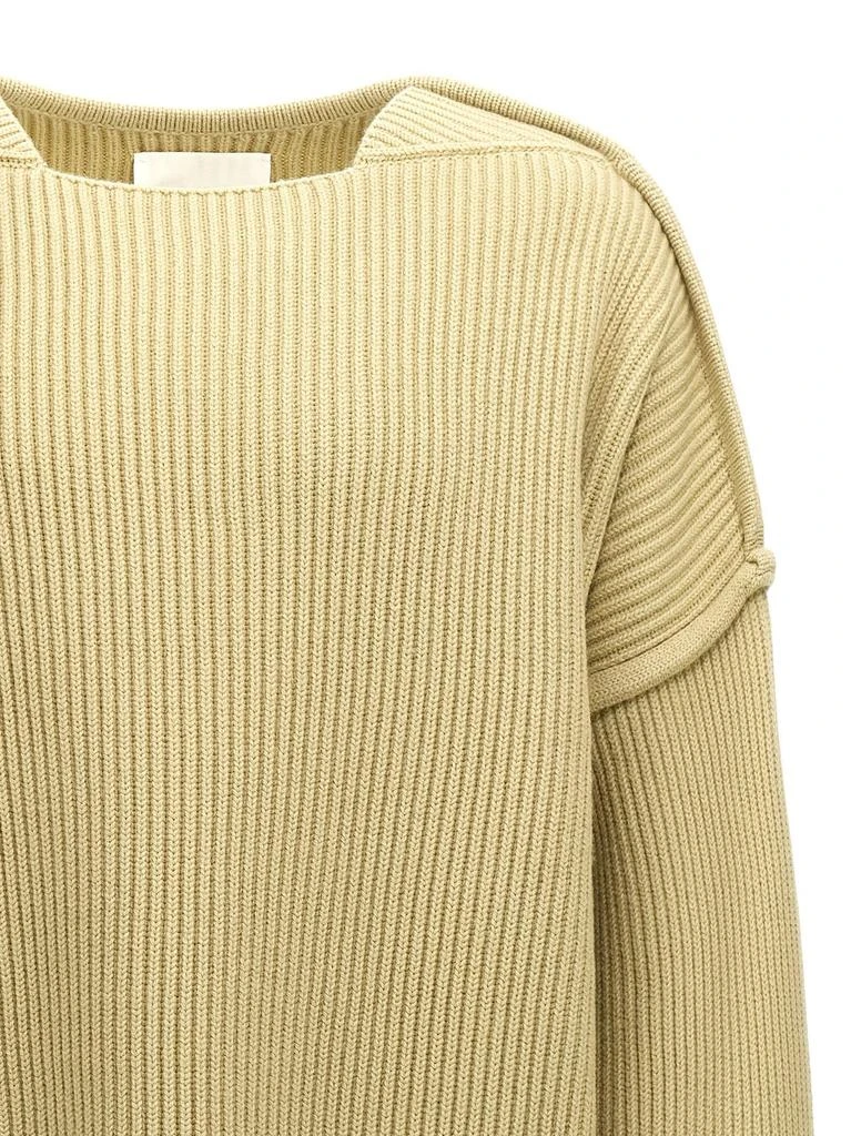 Jil Sander Jil Sander Geometric Neckline Knitted Jumper 3