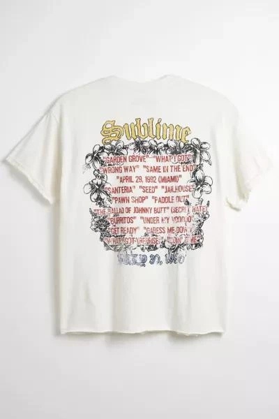 Urban Outfitters Sublime 1996 Tour Short Sleeve Graphic Tee 2