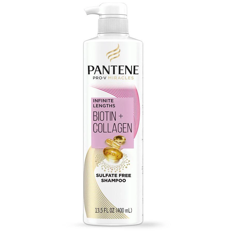 Pantene Pro-V Infinite Lengths Biotin + Collagen Sulfate-Free Shampoo Floral 1