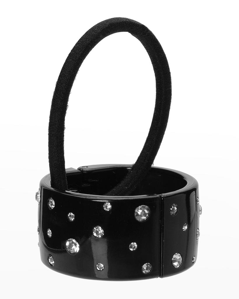 L. Erickson Scattered Crystal Ponytail Holder