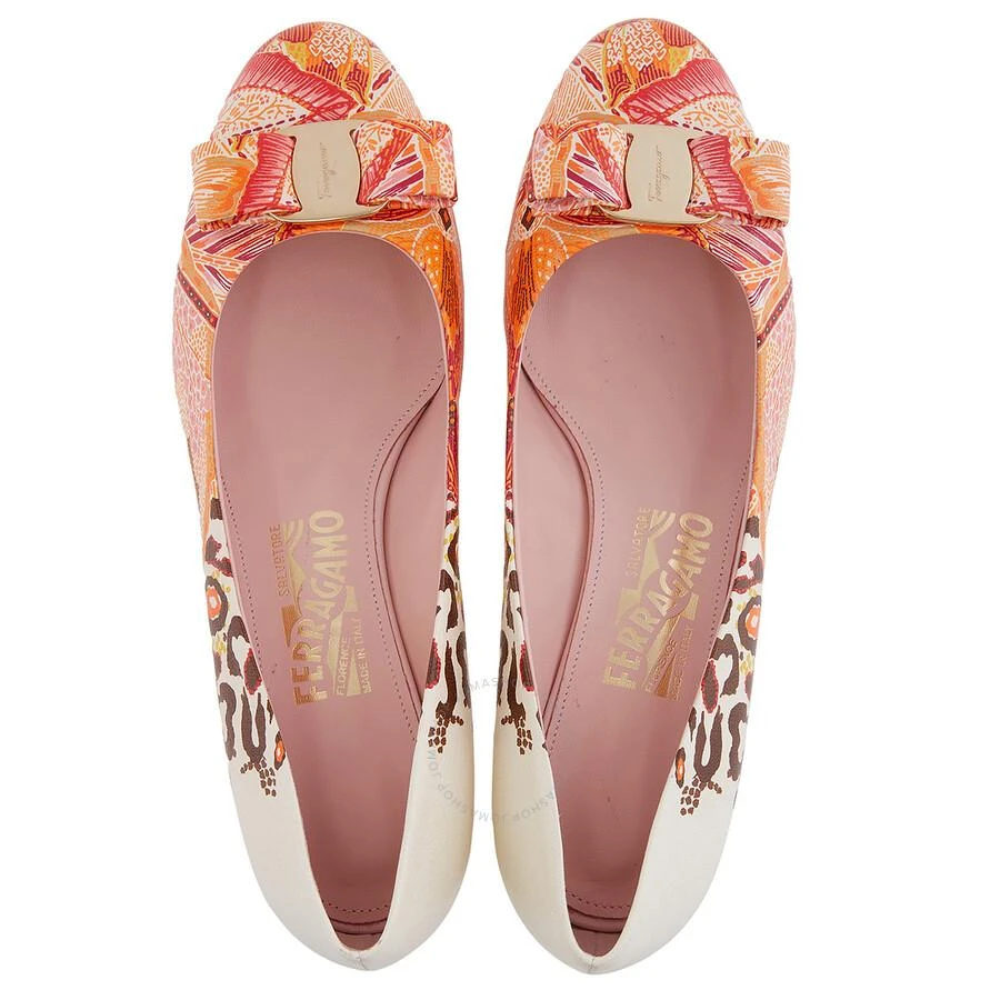 Salvatore Ferragamo Salvatore Ferragamo Ladies Batik Print Vara Bow Pump Shoe, Size 5 D 3