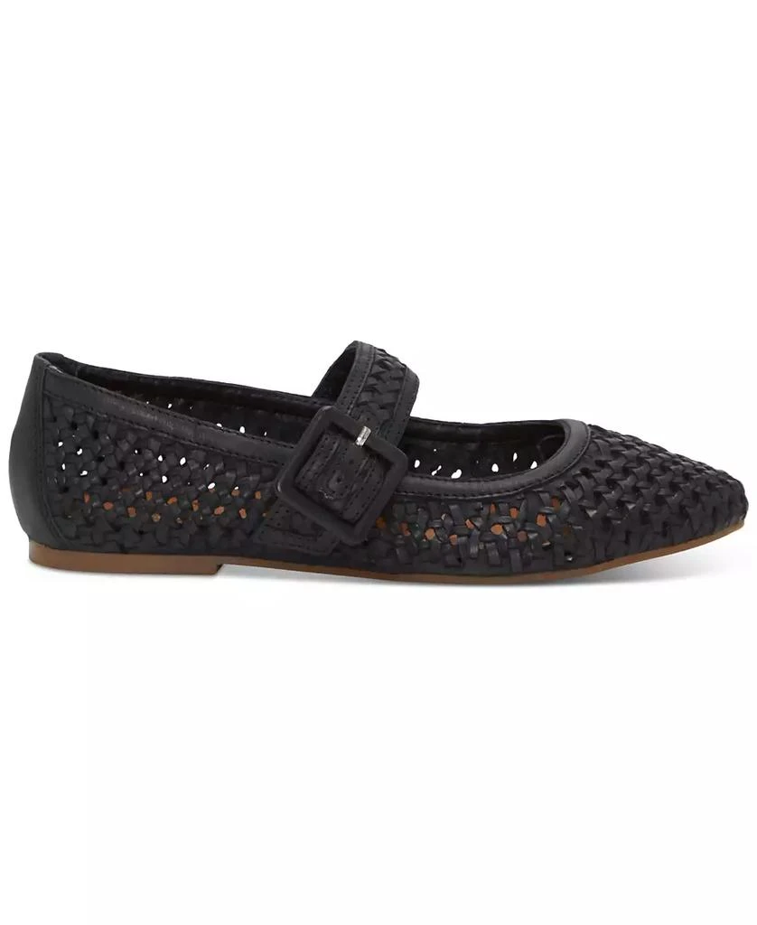 Lucky Brand Women's Millit Woven Buckle Mary Jane Flats 2