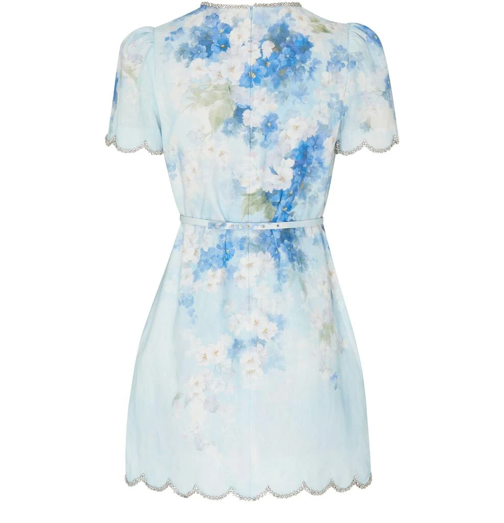 Zimmermann Crush scalloped shift mini dress 3