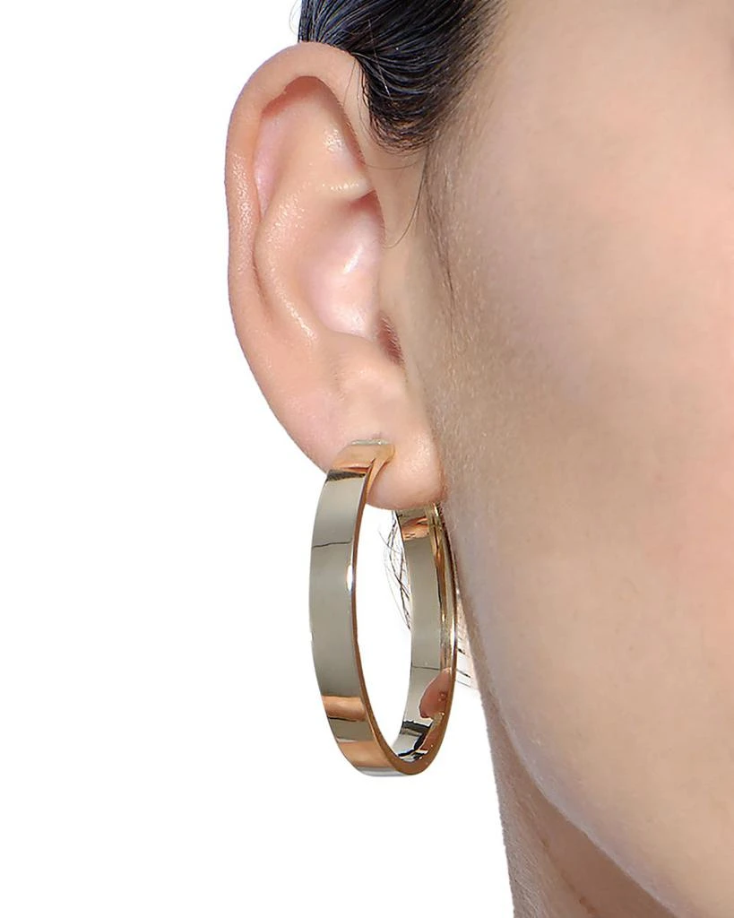 LANA Jewelry 14K Yellow Gold Polished Hoop Earrings 2