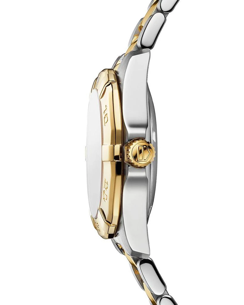 TAG Heuer Aquaracer Quartz Ladies' Mother of Pearl Steel & 18K Yellow Gold Coating Watch, 32mm 4