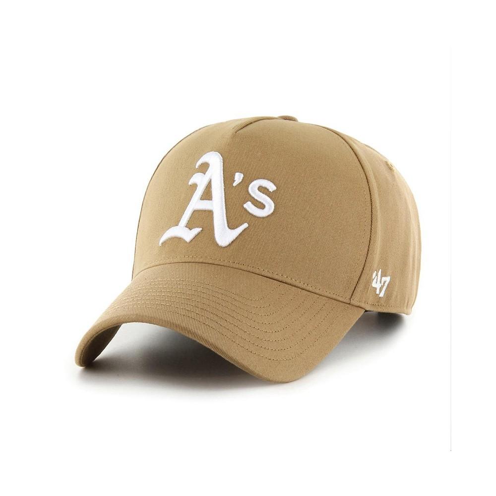 '47 Brand Men's Khaki Oakland Athletics Ballpark MVP A-Frame Adjustable Hat