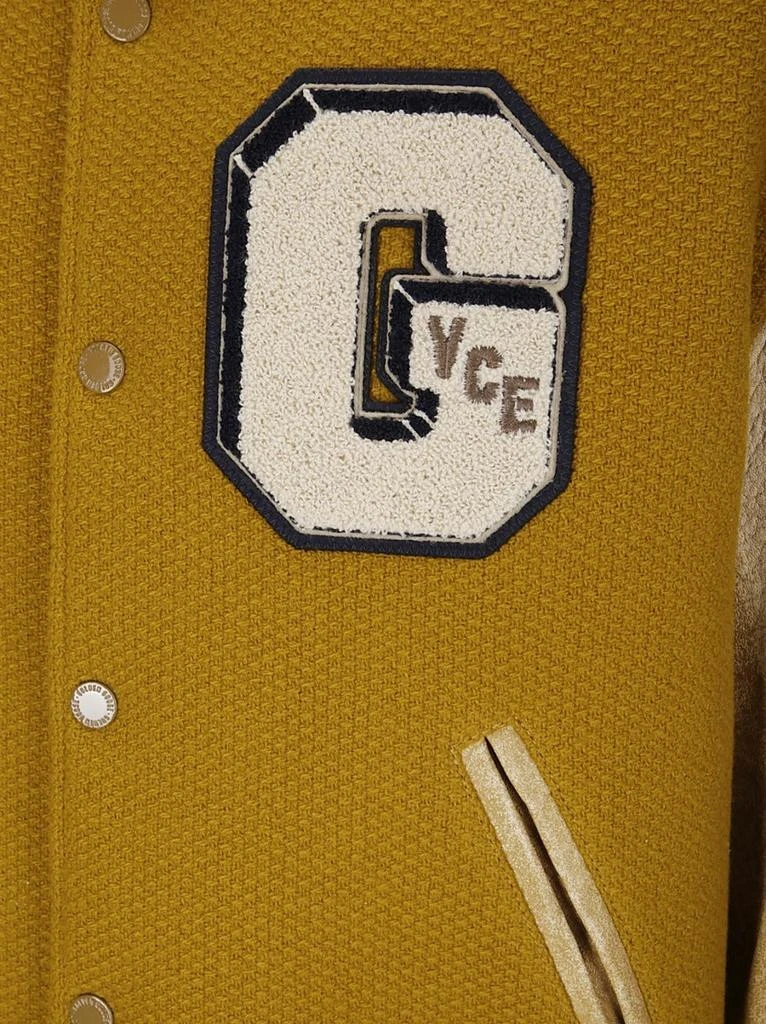 Golden Goose Journey Knitted Ribs Leather Slevess Bomber 3