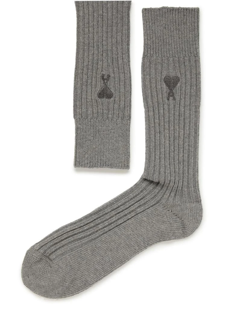 AMI Ami De Coeur plain socks 2