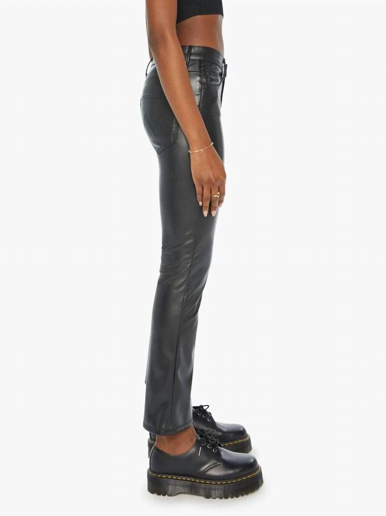 MOTHER Mother - Insider Flood Vegan Leather Pant 2