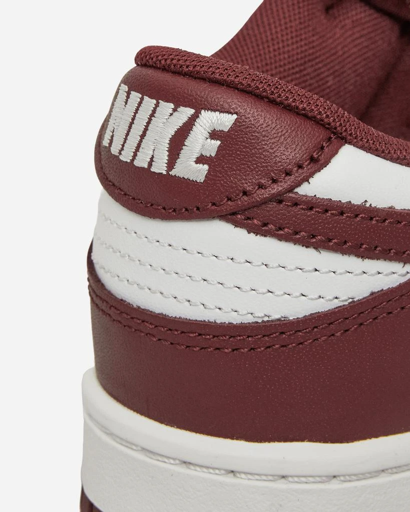 NIKE Dunk Low Retro Sneakers White / Redwood 6