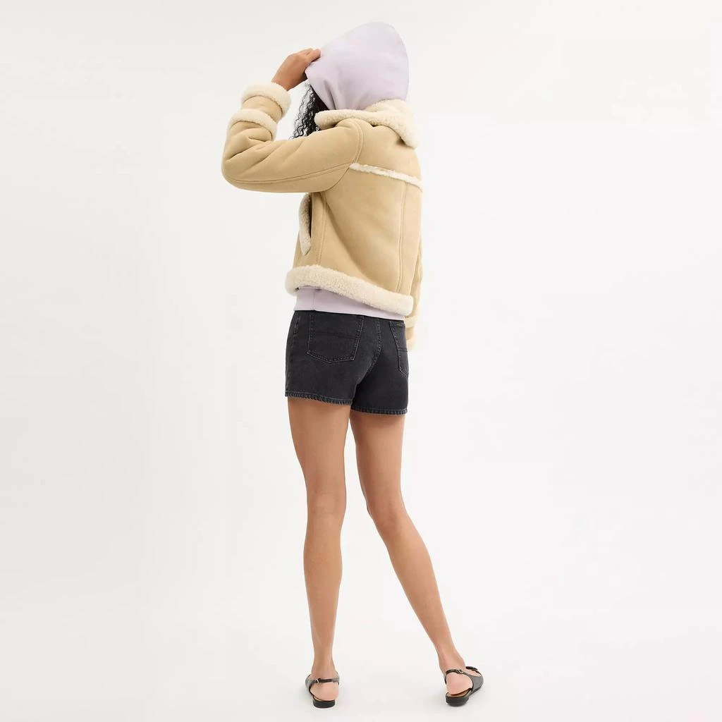 Coach Short Shearling Jacket 2