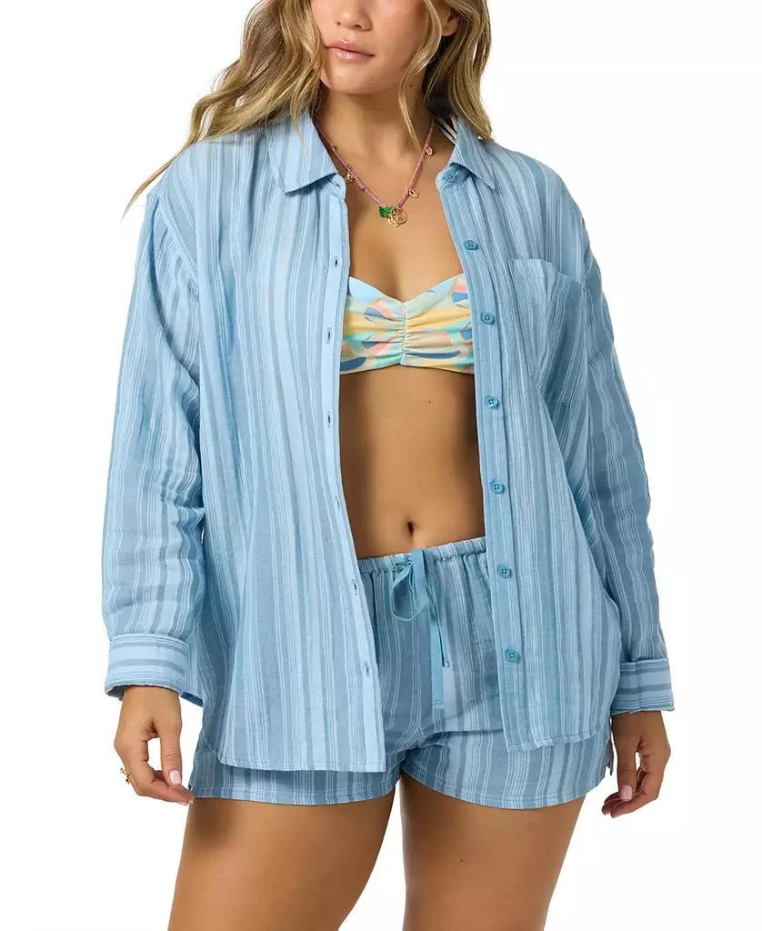 O
Neill Juniors
 Leni Waves Collar Neck Striped Top 2