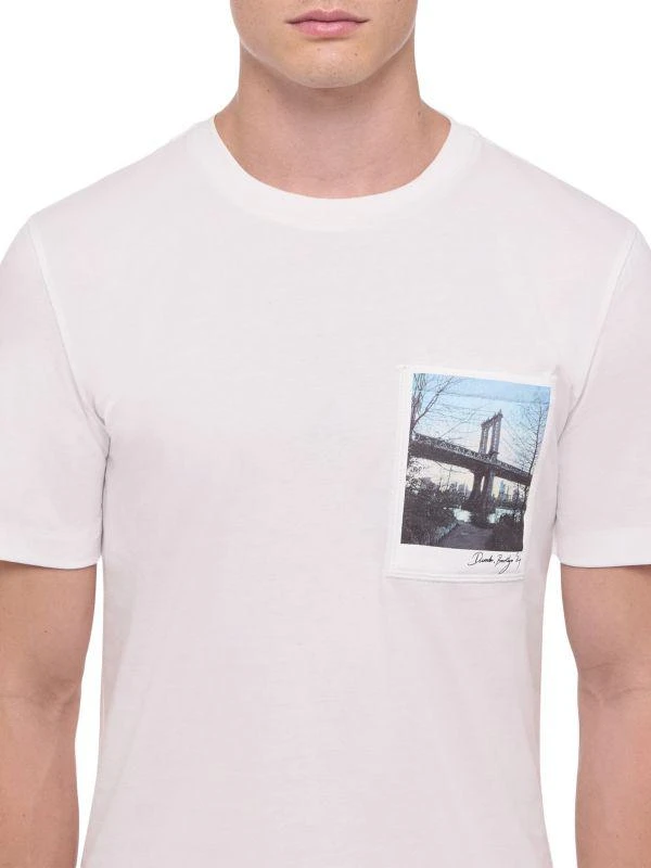 Helmut Lang K-Postcard Brooklyn Bridge T-Shirt 5