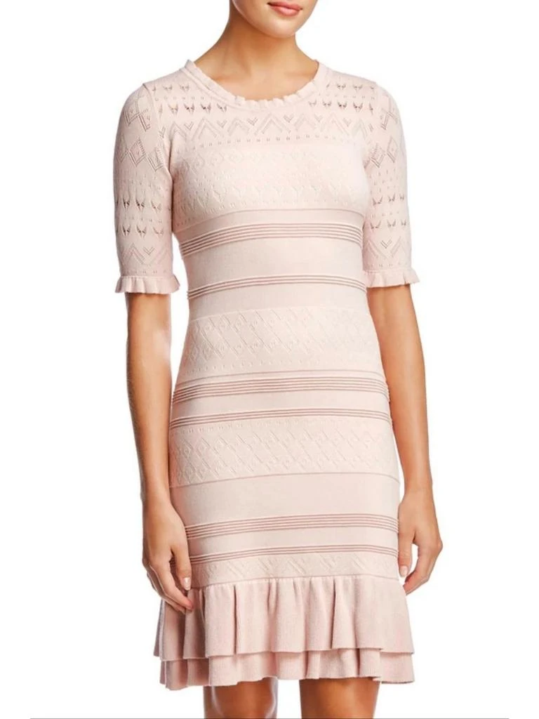 chinese dress ladies SSYS The Bailey Sleeveless Faux Leather Lace Dress In Lilac main image 1