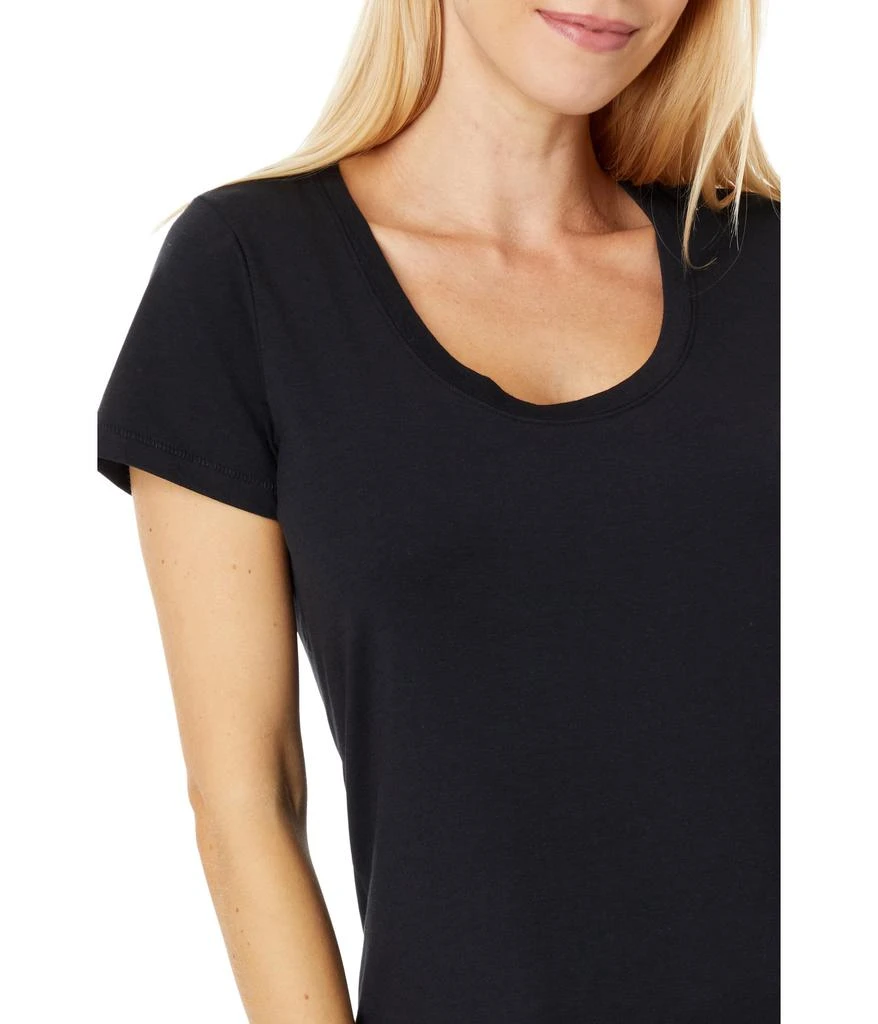 L.L.BEAN Soft Stretch Supima Tee Scoop Neck Short Sleeve 3
