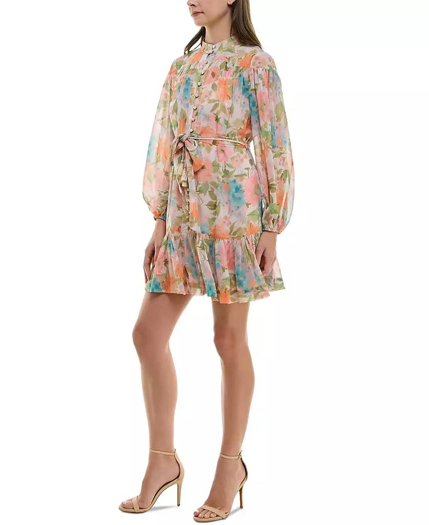 petite flare dress Karen Kane Three Quarter Sleeve Jersey Dress - Black main image 0