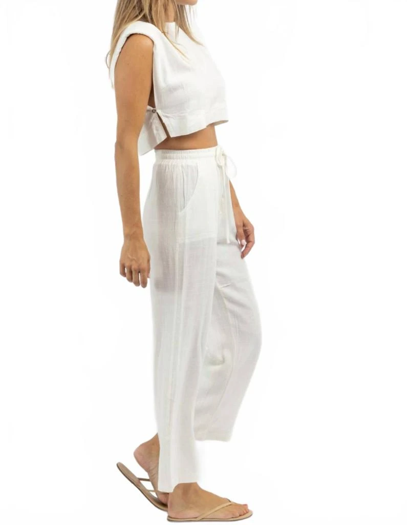 Hersy Act Neutral Pant Set In White 2