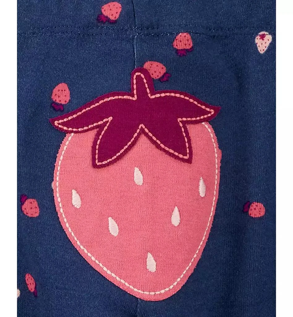 Carter's Baby Strawberry-Print Cotton Bodysuits & Pants, 3 Piece Set 4