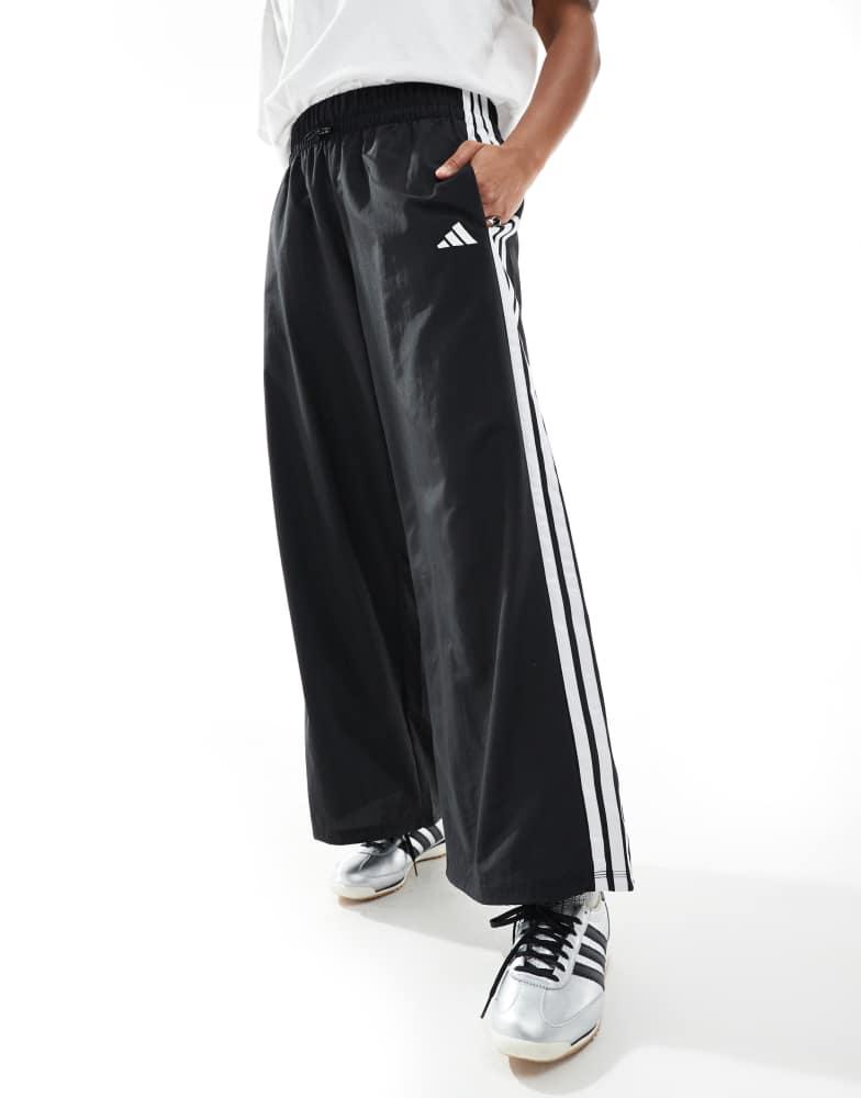 パンツ adidas - Essentials 3Stripes Lifestyle Woven Parachute Pants Adidas adidas Performance essentials 3-stripes lifestyle