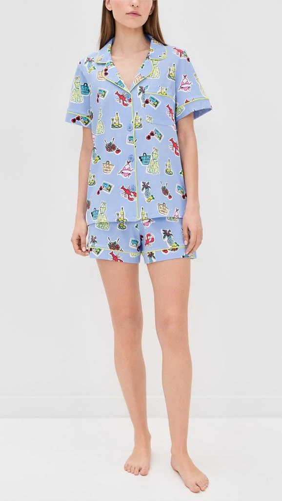 BedHead PJs Cotton Jersey Knit Classic Shorty Pajama Set 6