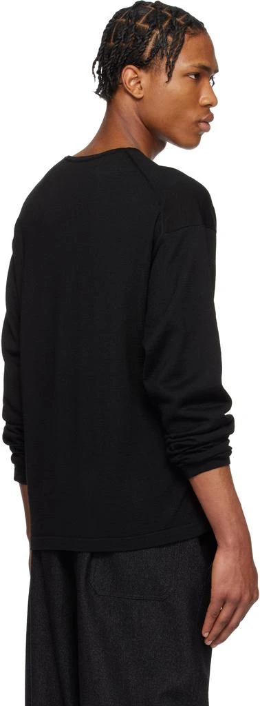 Lemaire Black Crew Neck Sweater 3