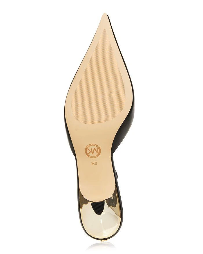 Michael Kors Michael Kors Women's Luna Slingback Kitten Heel Pumps 7
