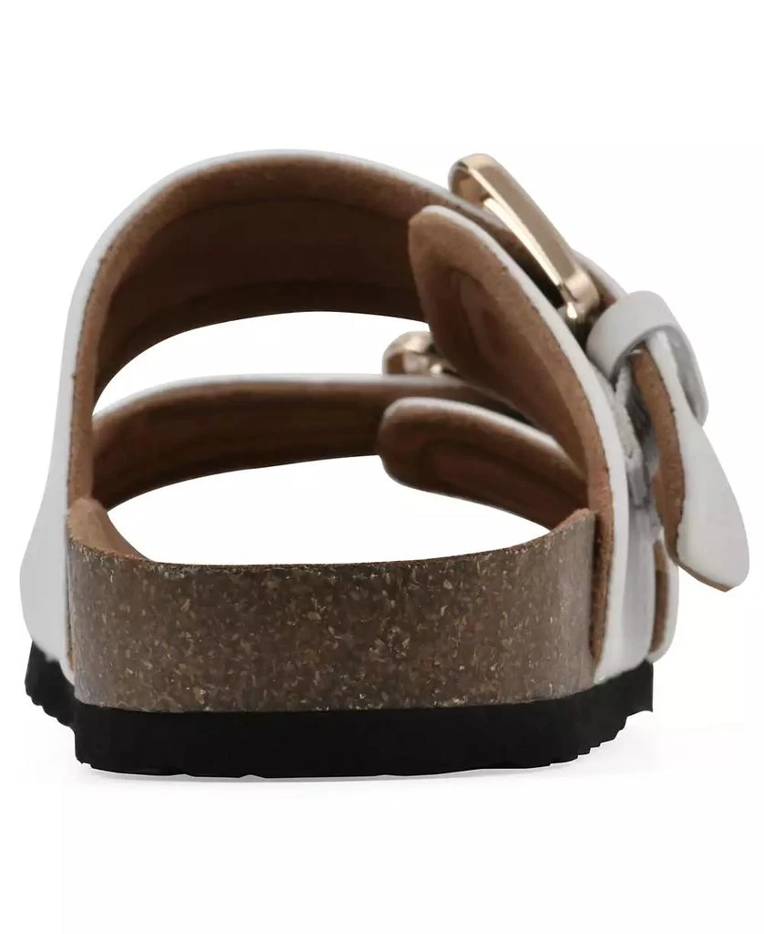 White Mountain Women's Griffon Round Toe Flat Sandals 3