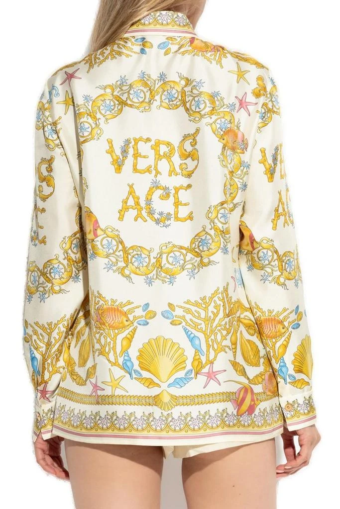 Versace Versace Barocco Printed Long-Sleeved Shirt 3
