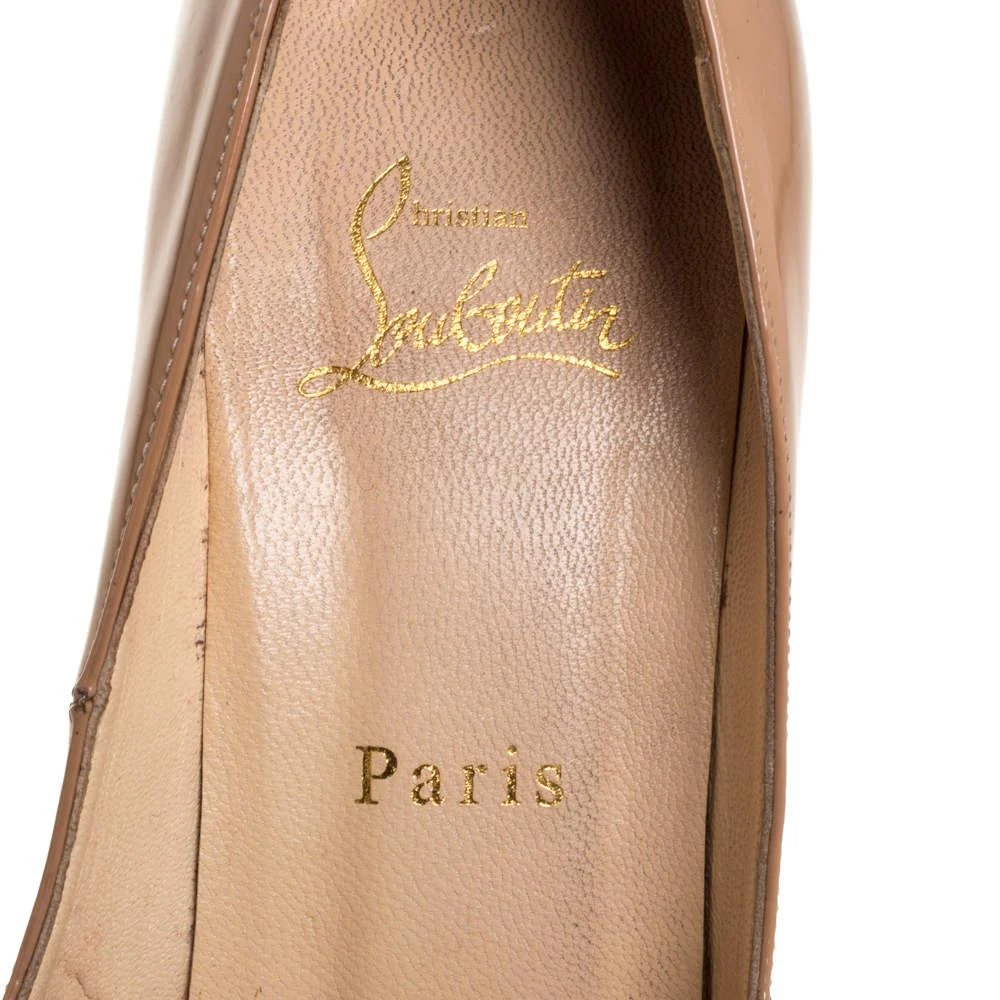 Christian Louboutin Christian Louboutin Beige Patent Leather So Kate Pumps Size 38.5 7