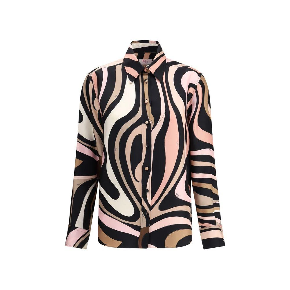 EMILIO PUCCI Marble Print Women's Shirt 1