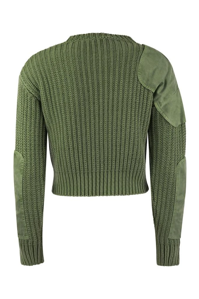Max Mara ABISSO1234 - RIBBED COTTON CROP JUMPER 2