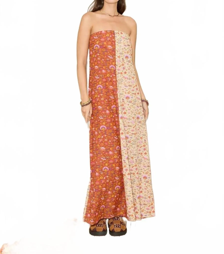 chinese dress ladies Lucent Maxi Smock Dress – BOTEH main image 0